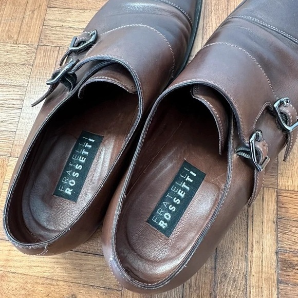 Classic Brown Double Monk Strap Derbys
